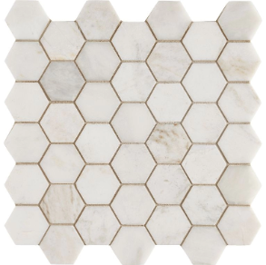 Calacatta Gold Hex - marble (Honed) tile